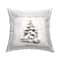 Stupell Industries Merry & Bright Snowy Winter Throw Pillow